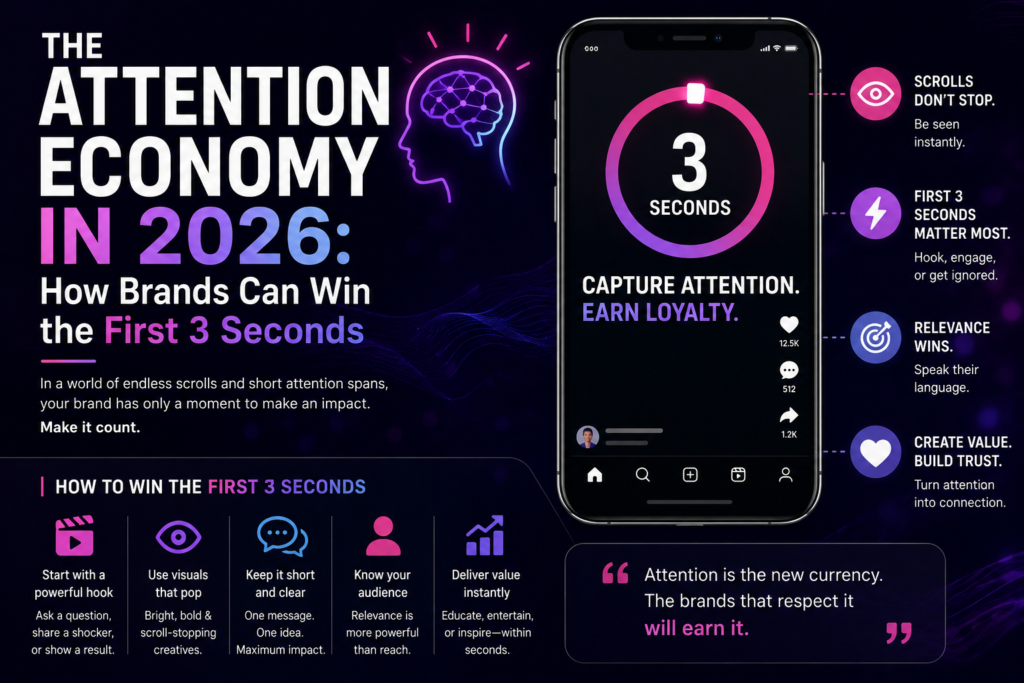 The Attention Economy in 2026: How Brands Can Win the First 3 Seconds digital marketing specialist